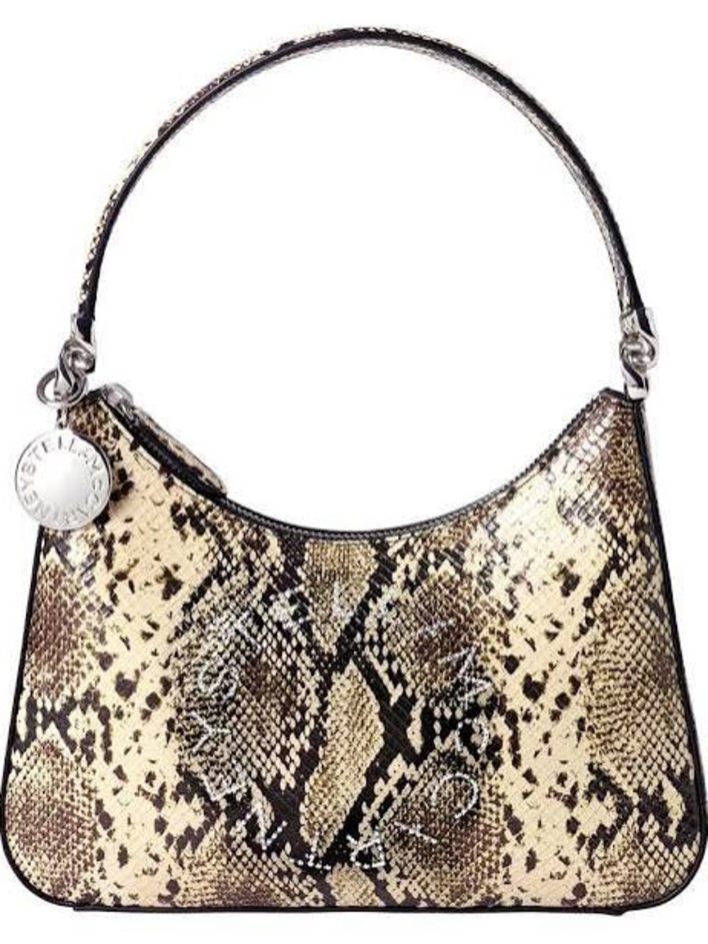 Sold Out Stella McCartney x HM  Beige & Brown Faux Snakeskin Shoulder Bag